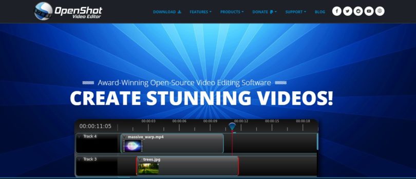 openshot video editor audio crackling